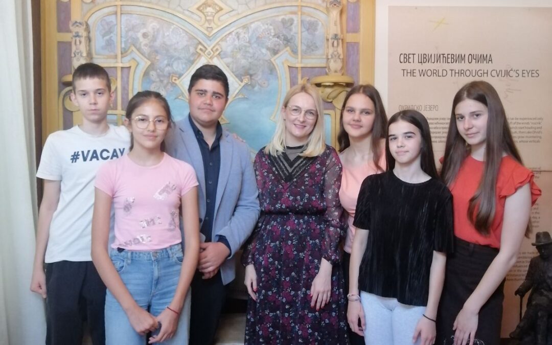 Школска емисија у Музеју Јована Цвијића
